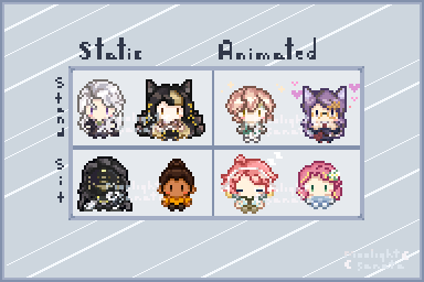 small pixel sprite ych $25-$30