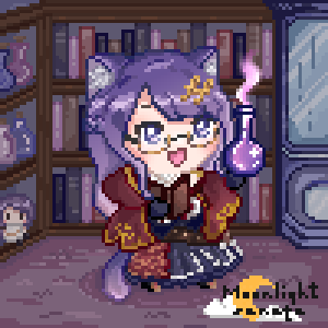 chibi doodle with complex bg for @/civilfortissimo