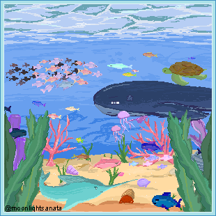 under the sea background for @/sebfish